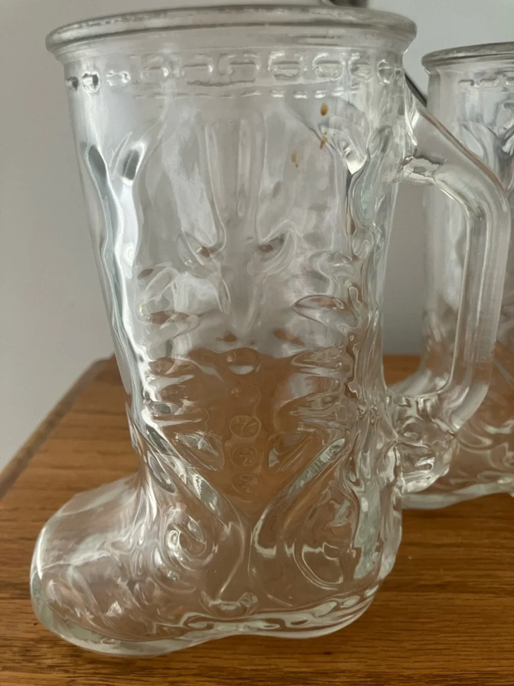 Bundle 2 7” tall vintage cowboy boot beer soda ice tea mugs EUC Southwestern